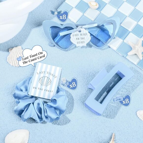 Bachelorette Party Favors Set Hair Clips Scrunchies Sunglasses Bridal Gifts main image 3